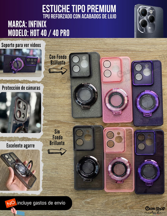 Estuche tipo premium Infinix HOT 40 _40 PRO