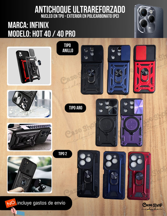 Antichoque ultra reforzado Infinix HOT 40 _40 PRO
