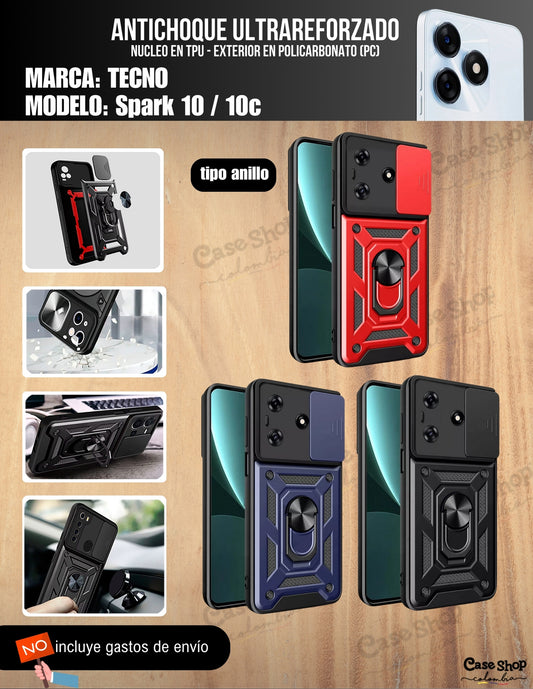 Antichoque ultra reforzado Tecno Spark 10 _ 10c