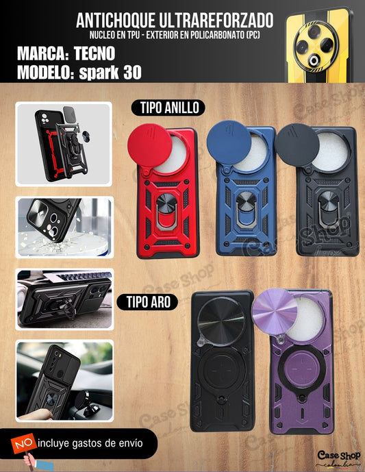 Antichoque ultra reforzado Tecno Spark 30