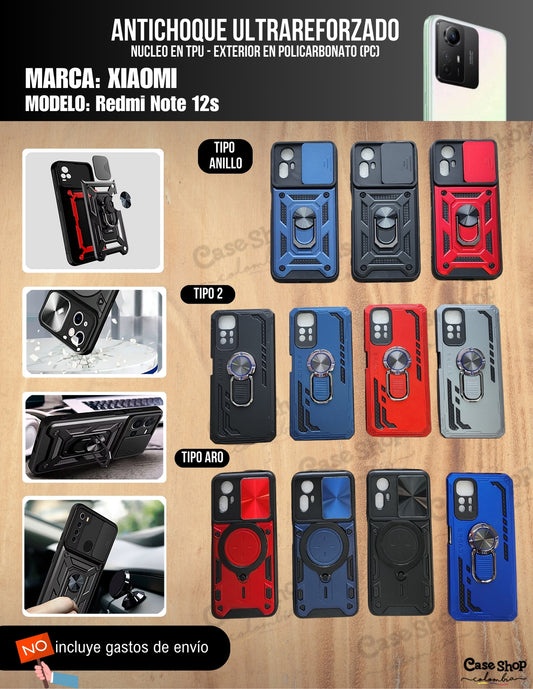 Antichoque ultra reforzado Xiaomi Redmi Note 12s