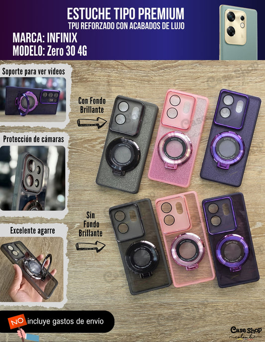 Estuche tipo premium reforzado Infinix Zero 30 4G