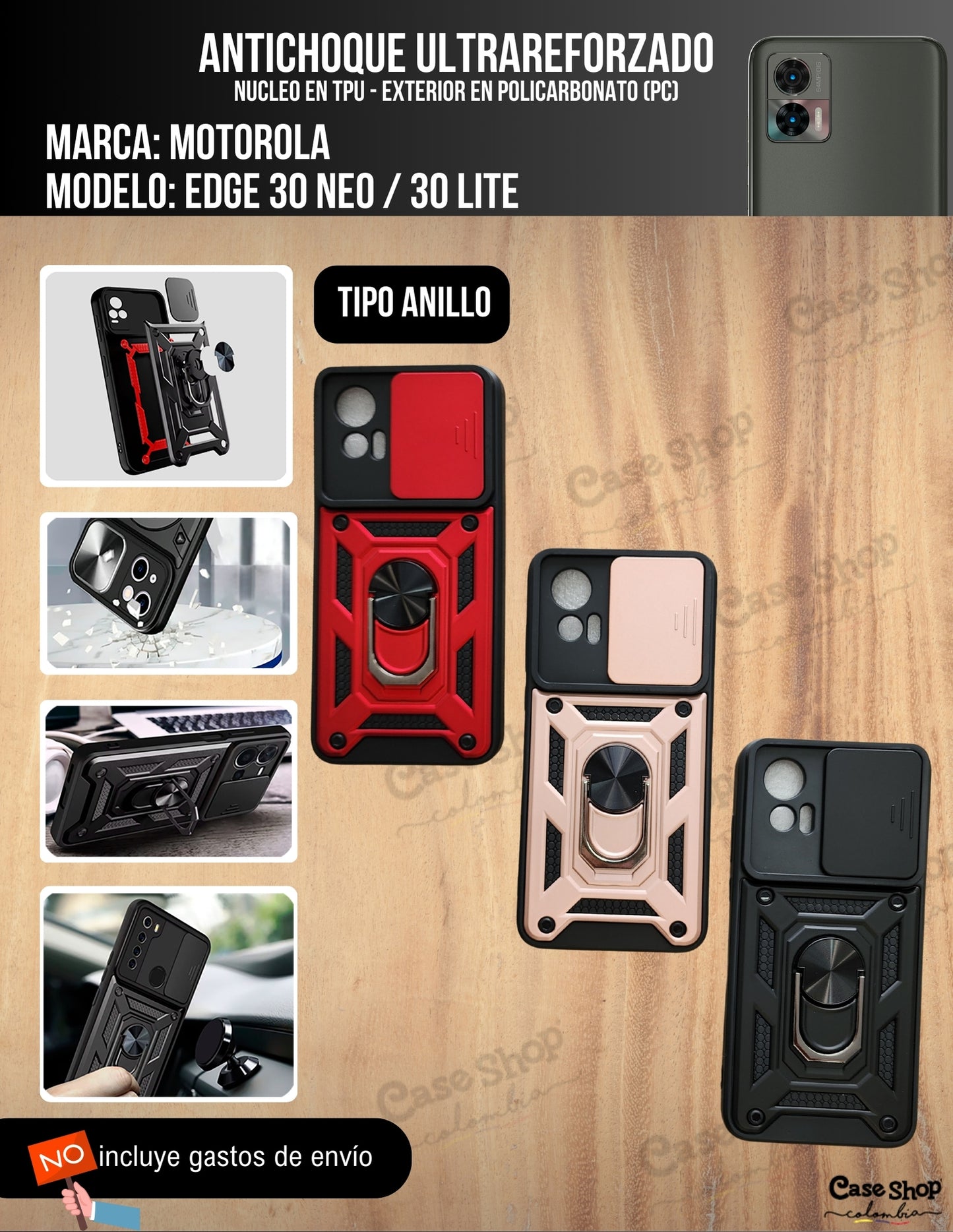 Antichoque ultra reforzado Motorola Edge 30 Neo _ 30 Lite
