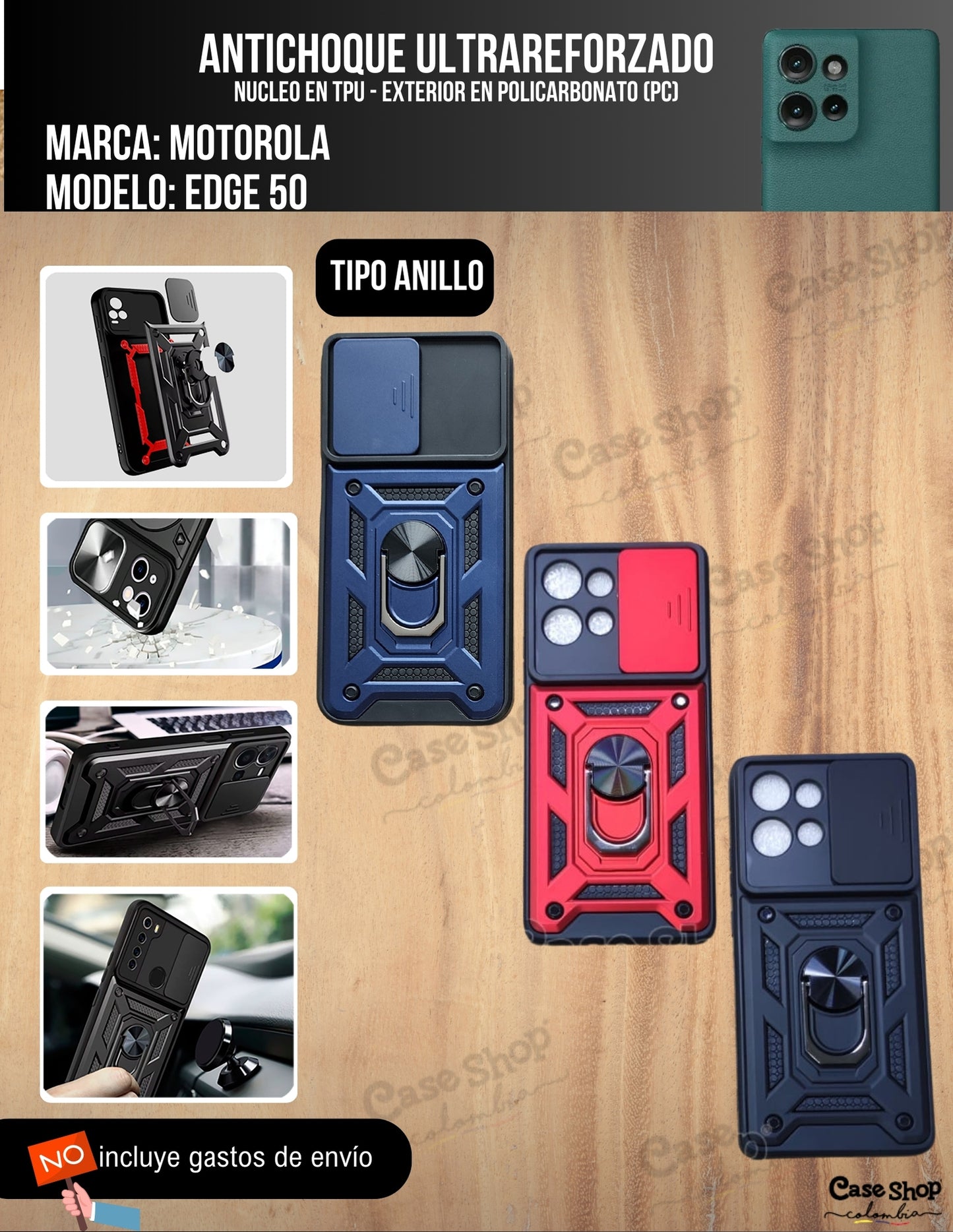 Antichoque ultra reforzado Motorola Edge 50