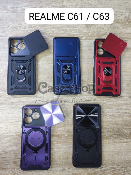Case tipo anillo y tipo aro REALME C61