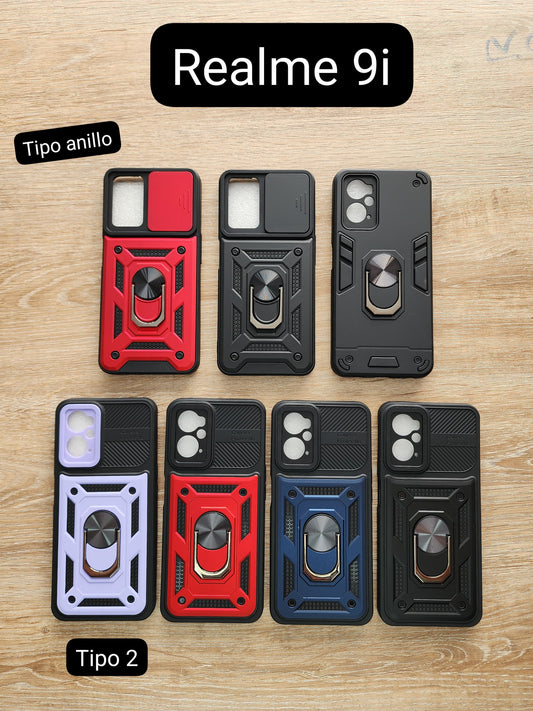 Case tipo anillos Realme 9i