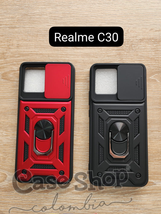 Case tipo anillo ventana Realme C30
