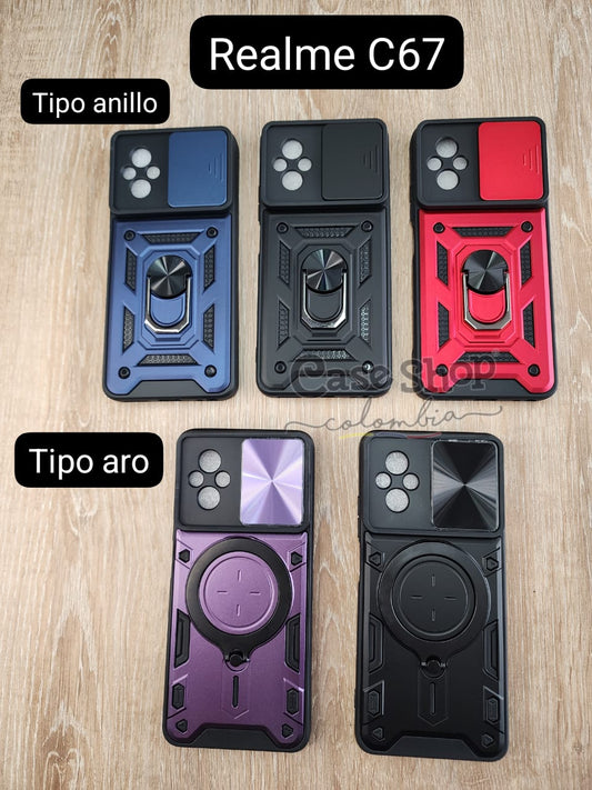 Case tipo anillo y tipo aro Realme C67