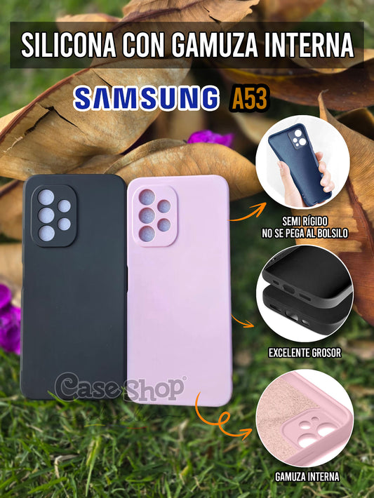 Silicona con gamuza interna Samsung A53