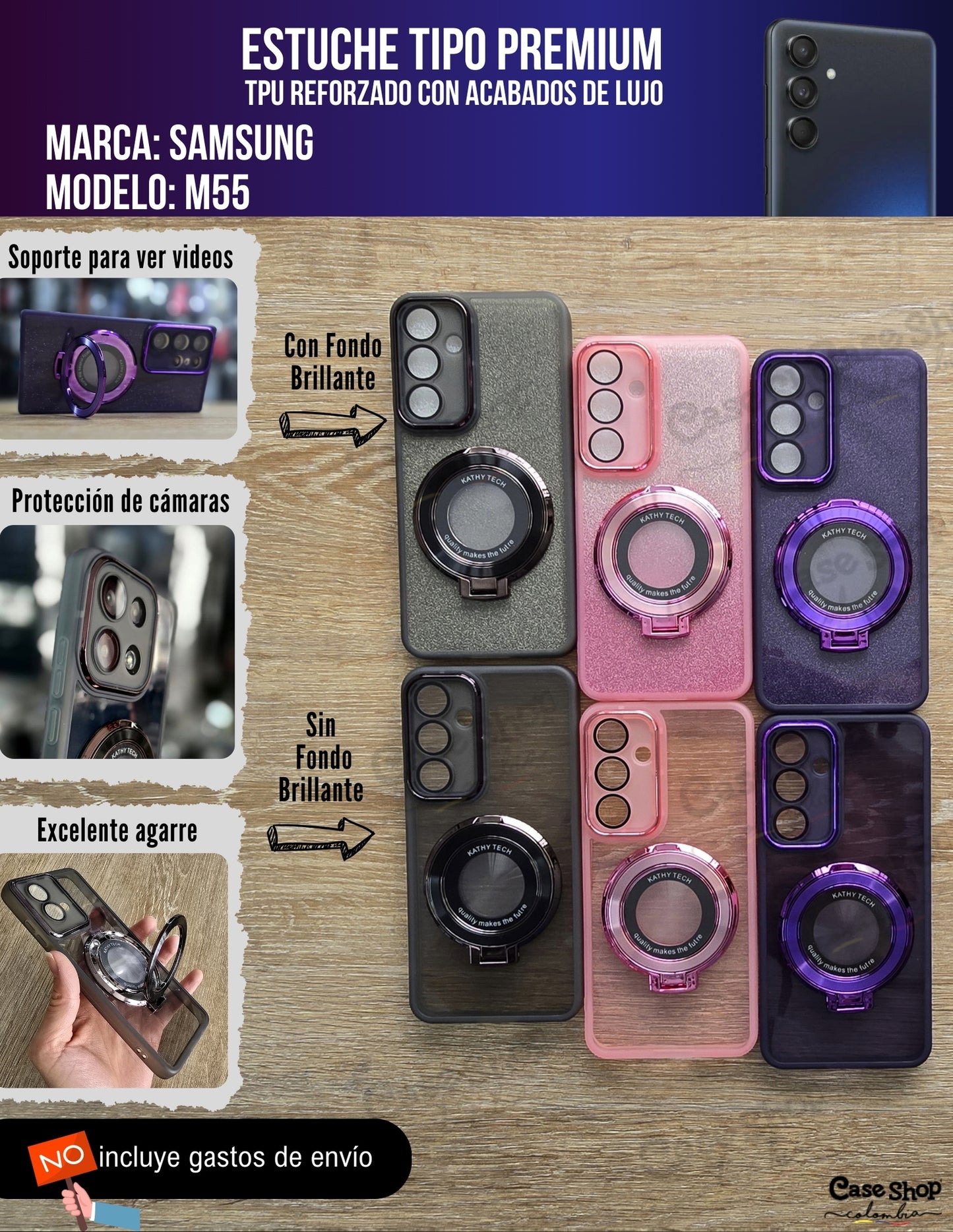 Estuche tipo premium Samsung M55