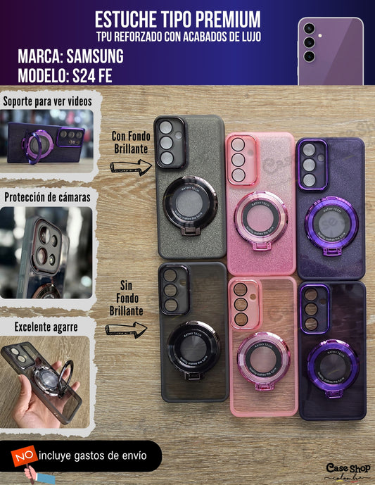 Estuche tipo premium Samsung S24 Fe