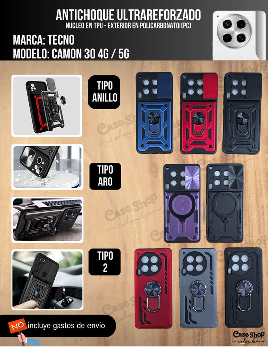 Antichoque ultra reforzado Tecno Camon 30 4G _ 5G