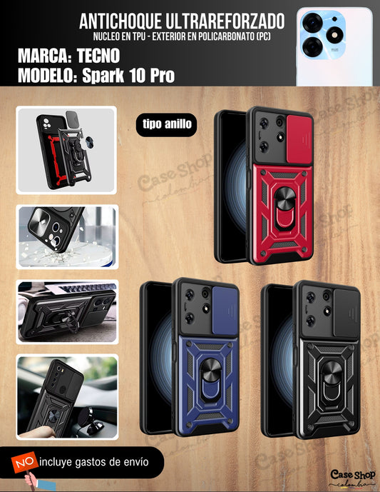Antichoque ultra reforzado Tecno Spark 10 Pro