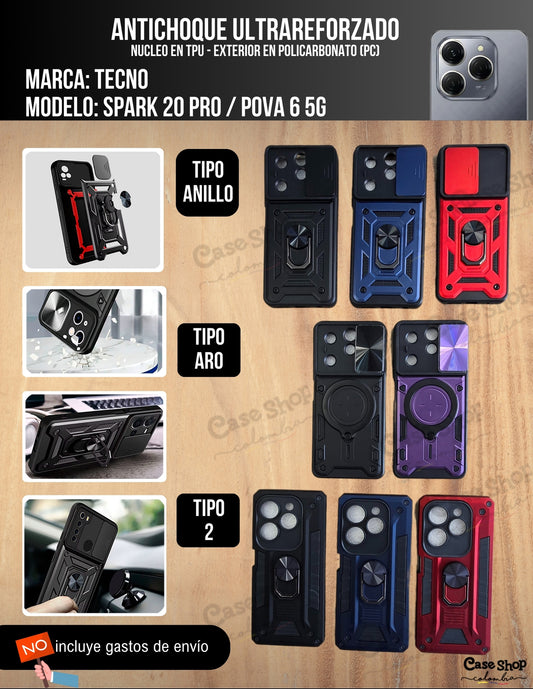 Antichoque ultra reforzado Tecno Spark 20 Pro _ Pova 6 5G