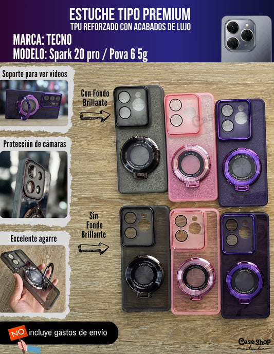 Estuche tipo premium Tecno Spark 20 Pro _ Pova 6 5G
