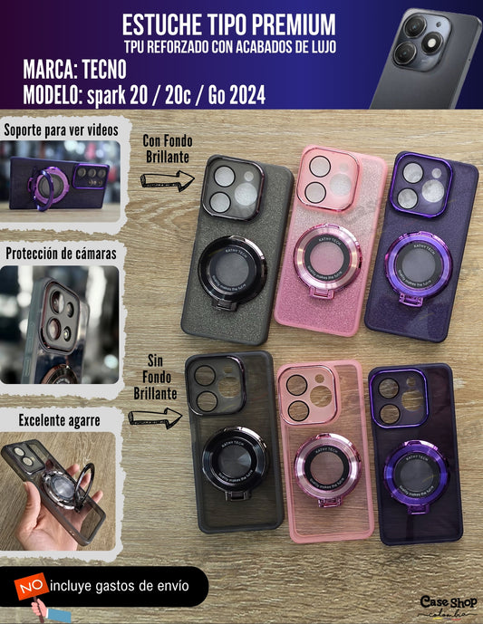 Estuche tipo premium Tecno Spark 20 _ 20c _ Go 2024