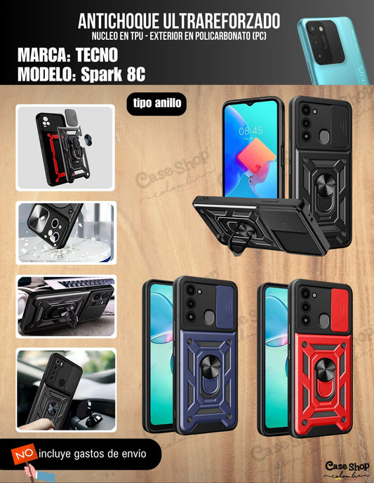 Antichoque ultra reforzado Tecno Spark 8C