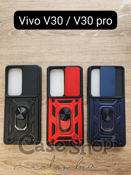 Case tipo anillo ventana VIVO V30 _ V30 pro