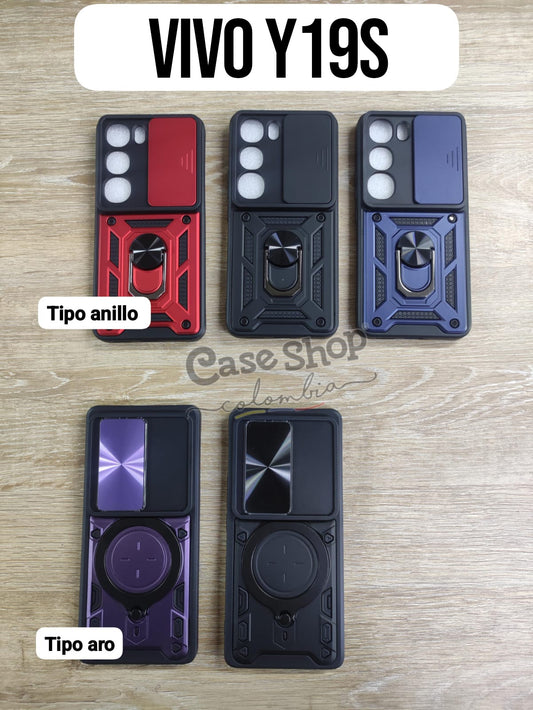 Case tipo anillo y tipo aro VIVO Y19S