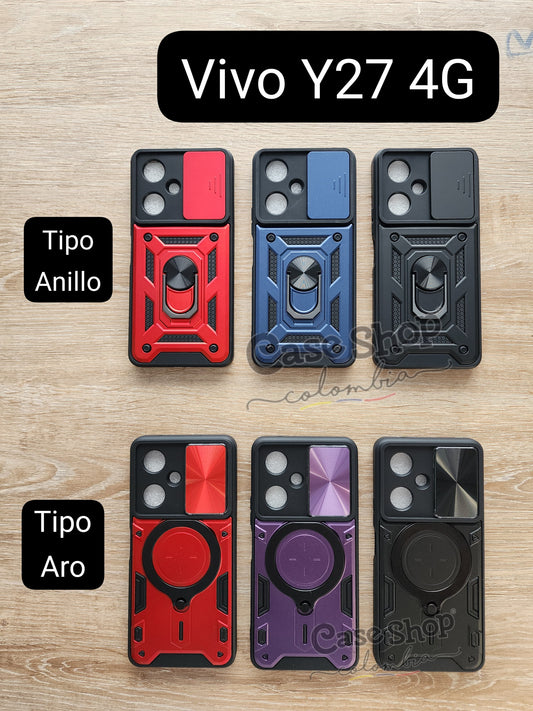 Case tipo anillo y tipo aro Vivo Y27