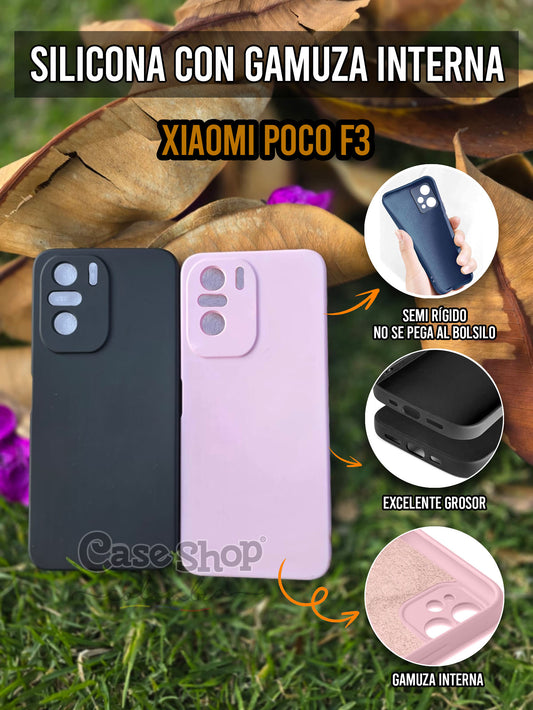 Silicona con gamuza interna Xiaomi Poco F3