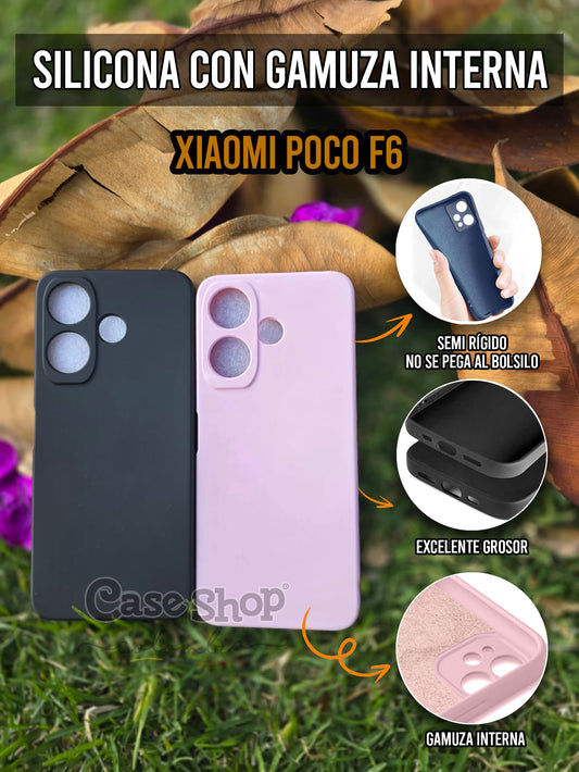 Silicona con gamuza interna Xiaomi Poco F6