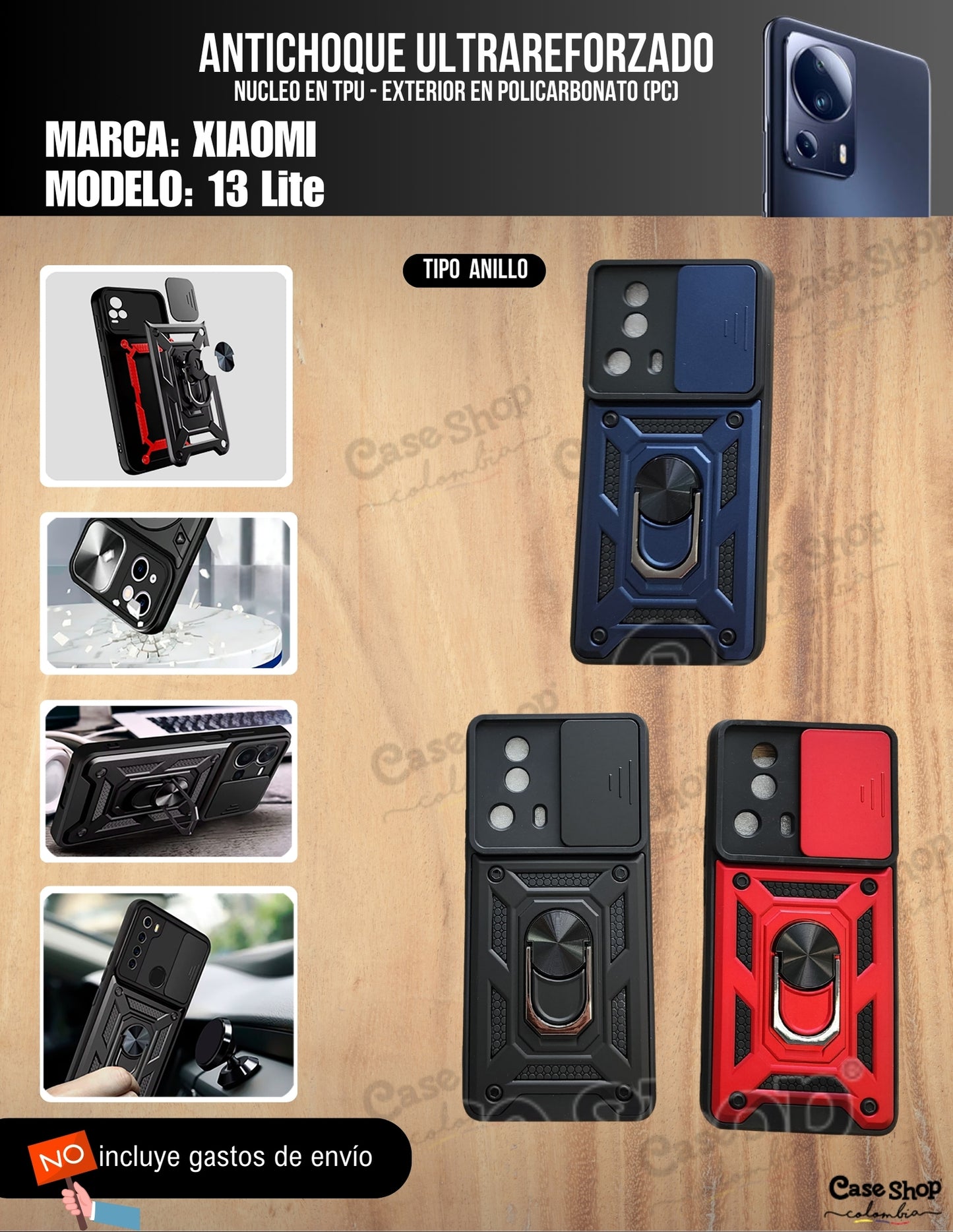 Antichoque ultra reforzado Xiaomi 13 Lite
