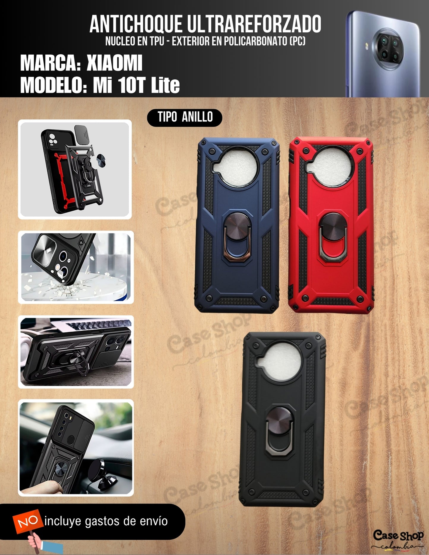 Antichoque ultra reforzado Xiaomi Mi 10T Lite