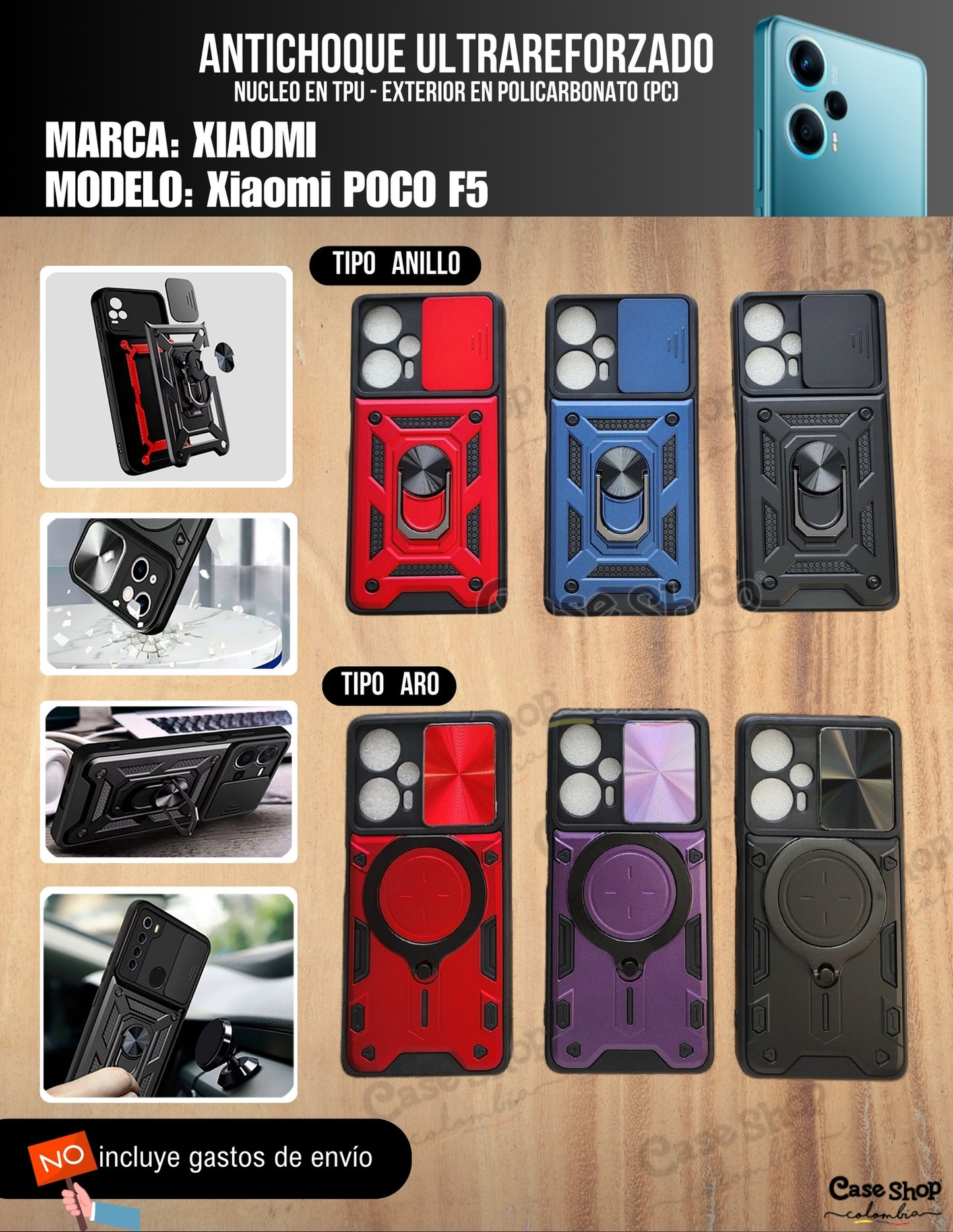 Antichoque ultra reforzado Xiaomi Poco F5