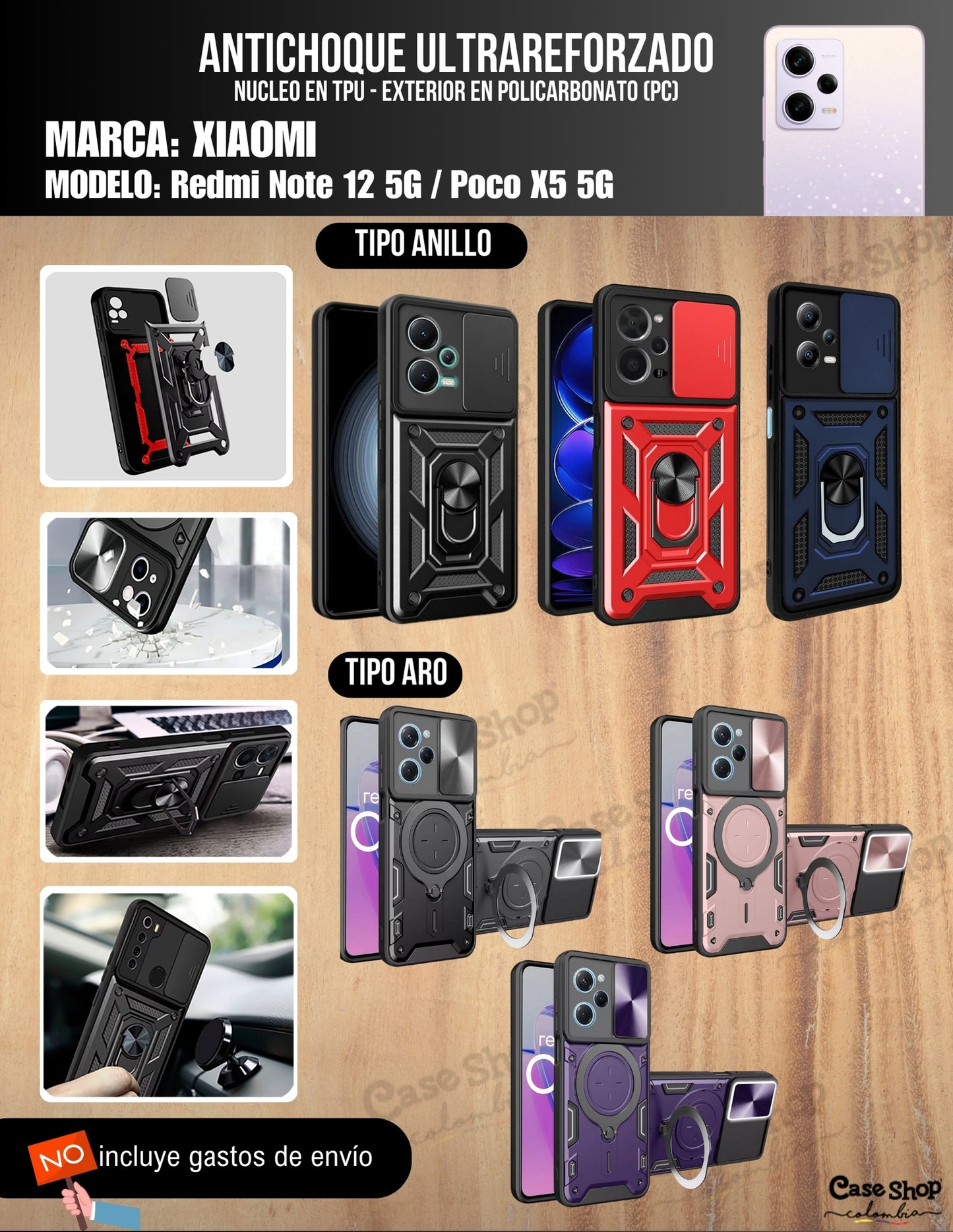 Antichoque ultra reforzado Xiaomi Poco X5 5G