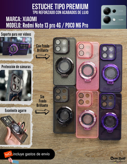 Estuche tipo premium Xiaomi Redmi Note 13 Pro 4G _ Poco M6 Pro