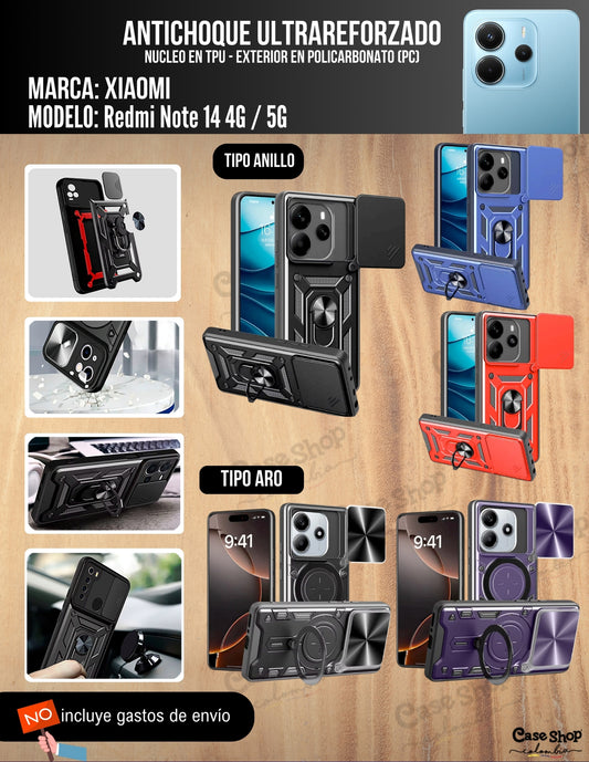 Antichoque ultra reforzado Xiaomi Redmi Note 14 4G _ 5G