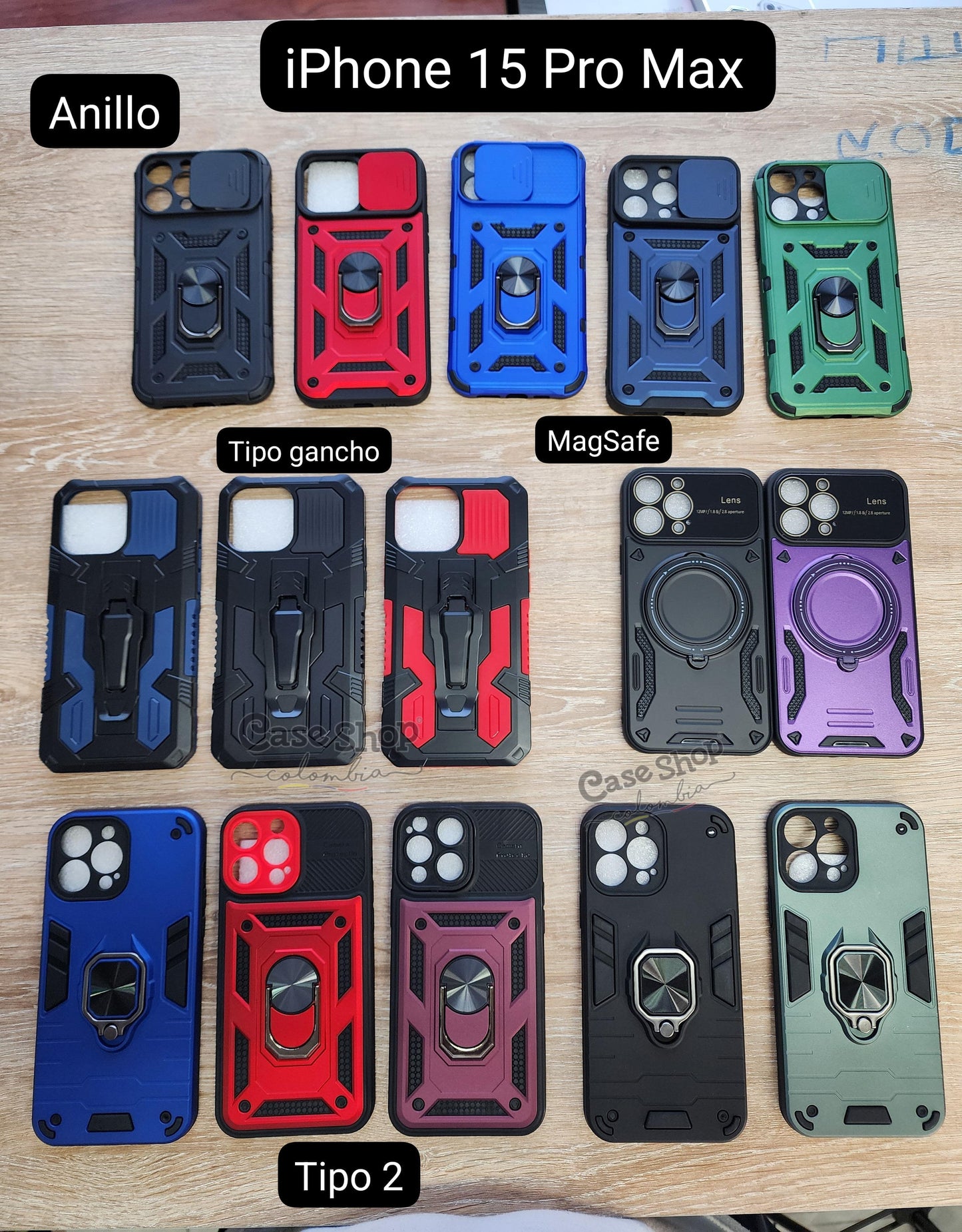Antichoque ultra reforzado iPhone 15 Pro max